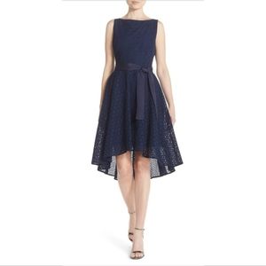 BB Dakota Lilyana Blue Eyelet high low dress, sz 2